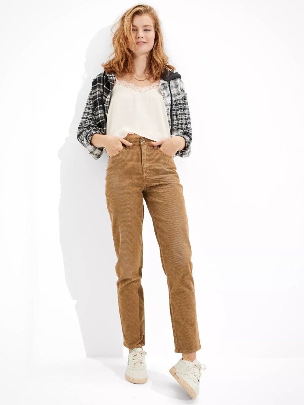 NWT American Eagle Corduroy Mom Pants